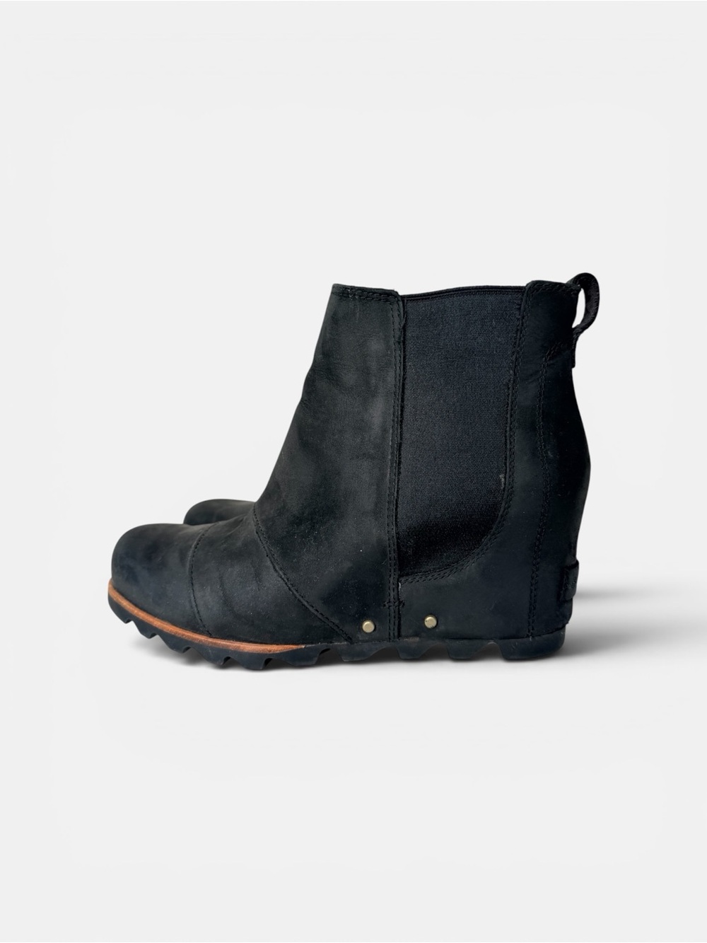 Sorel black Chelsea waterproof leather boot